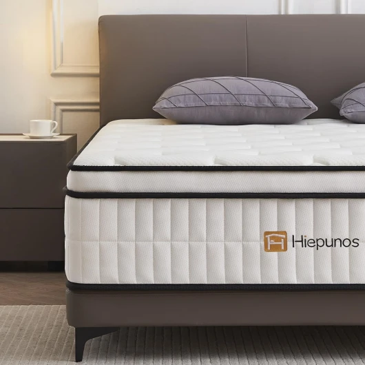 Matelas 140x190 cm, Épaisseur 26cm, Hybride Matelas en Mousse à mémoire de Forme à Ressorts ensachés Indépendants, 7 Zones de Confort, H3 H4 Moyenne Ferme, Durable, Soutien Parfait 140x190x26