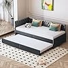 HYNHXBP Canapé Lit Convertible 90/180 x 200 cm, Canapé Lit 2 Places Multifonctionnel avec Sommier à Lattes, Extensible en Velours pour Salon ou Chambre (Gris -B)