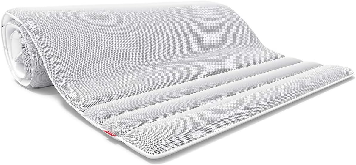 Bett1 Surmatelas BODYGUARD® - 140x200 cm - 2 Personnes - Mousse Haute Résilience Souple - Respirant - Zones de Couchage - 4 cm d'épaisseur - Certifié Oeko TEX 140 x 200 cm