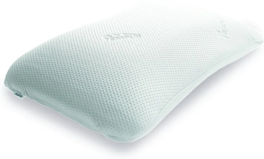 Coussin cervical ergonomique Symphony pour personnes dormant sur le dos et sur le côté, mousse à mémoire de forme, blanc, S (63 x 43 x 11 cm) 43 x 63 x 11 cm Unique