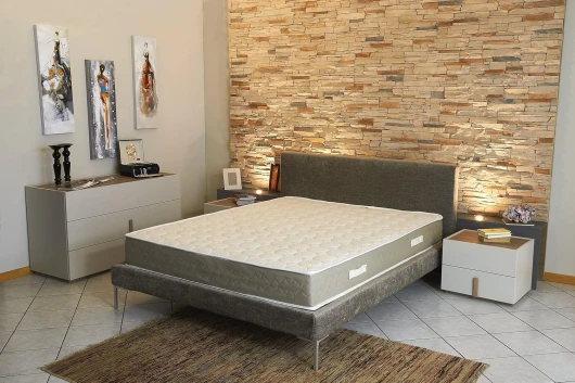 Matelas face de contact latex 160x200 x 23 cm Très Ferme - Tissu 100% Coton - 7 Zones de Confort - rembourrage 100 % polesther - âme 100 % polyuréthane poli lattex HR Dernière Génération - Très Resp 160 x 200 cm