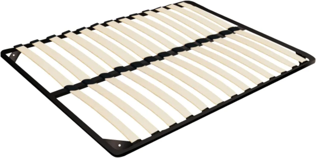 IZTOSS Sommier 140x190cm Sommier à Lattes pour Adulte en Bois(Sommier 140x190-0pied)