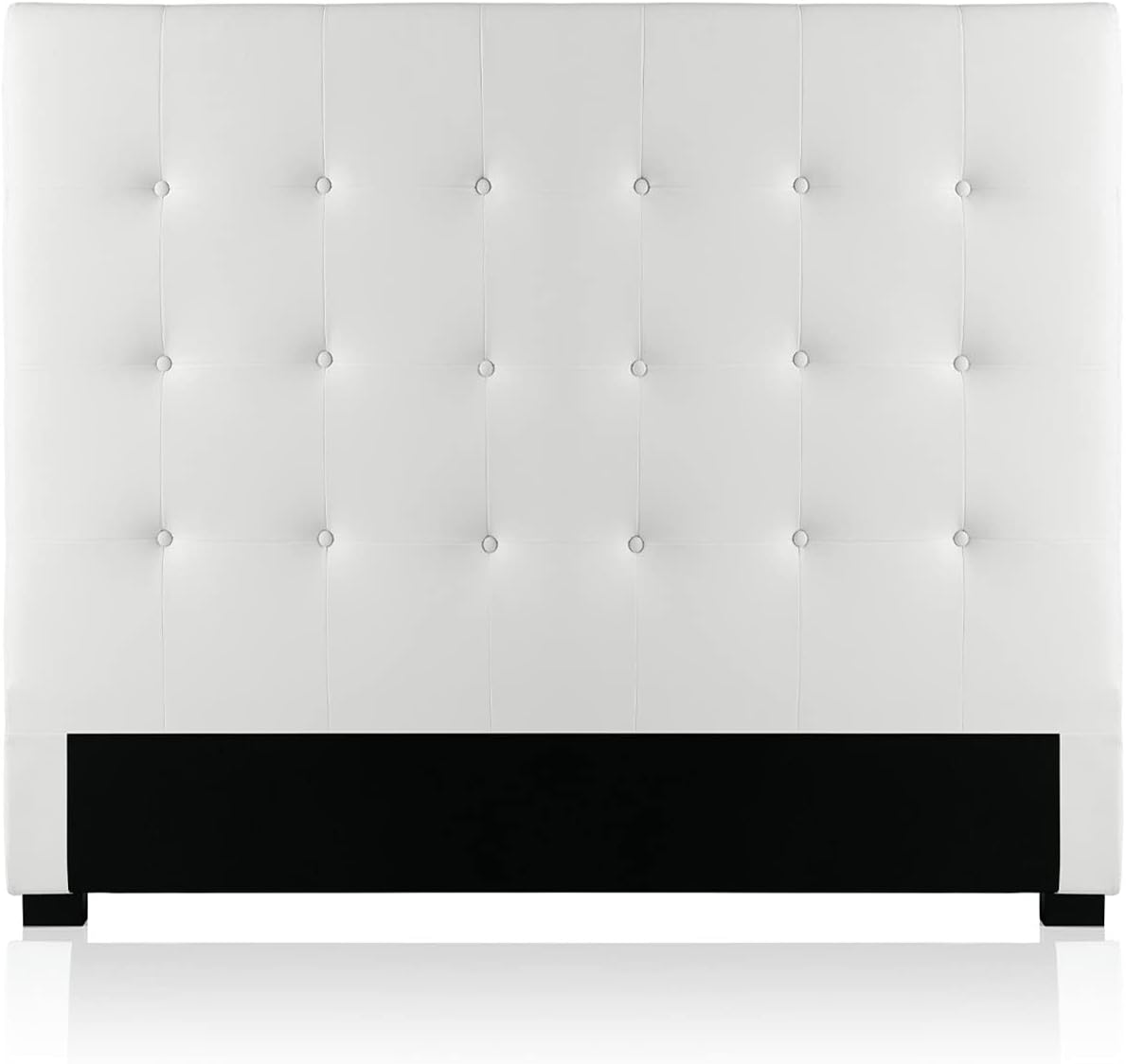 Tête de lit capitonnée Premium 140cm Blanc