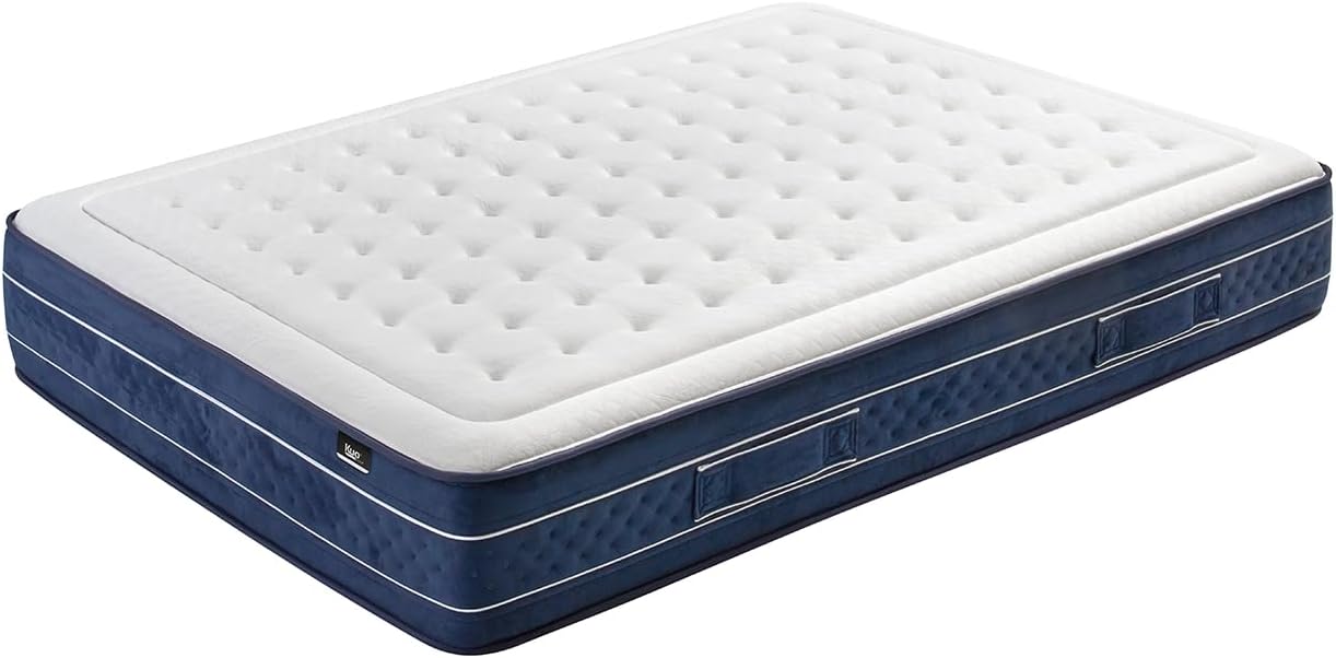 Dream - Matelas LuxDream - Mousse à Mémoire de Forme avec Garnissage Effet Nuage - Épaisseur 30 cm, 135 x 180 cm