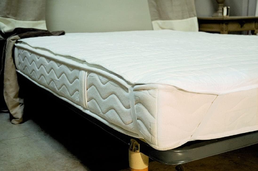 Surmatelas magnétique 160 x 200 cm - Aimanté - Magnétothérapie - Literie magnétique - Sommeil - Soulager arthrose, douleurs, muscles, articulations - Lavable en machine