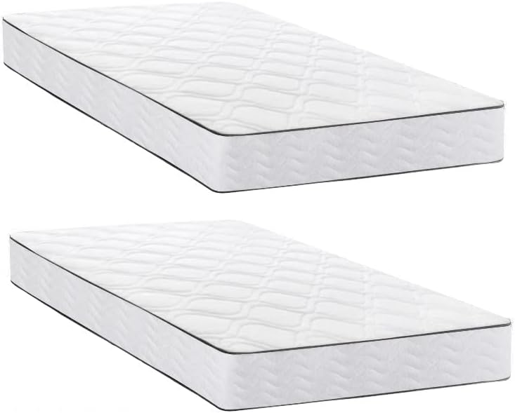 Lot de 2 Matelas 90x200 CM Luxe Mousse à mémoire Gel Mousse HR Confort Équilibré 90x200-Lot2