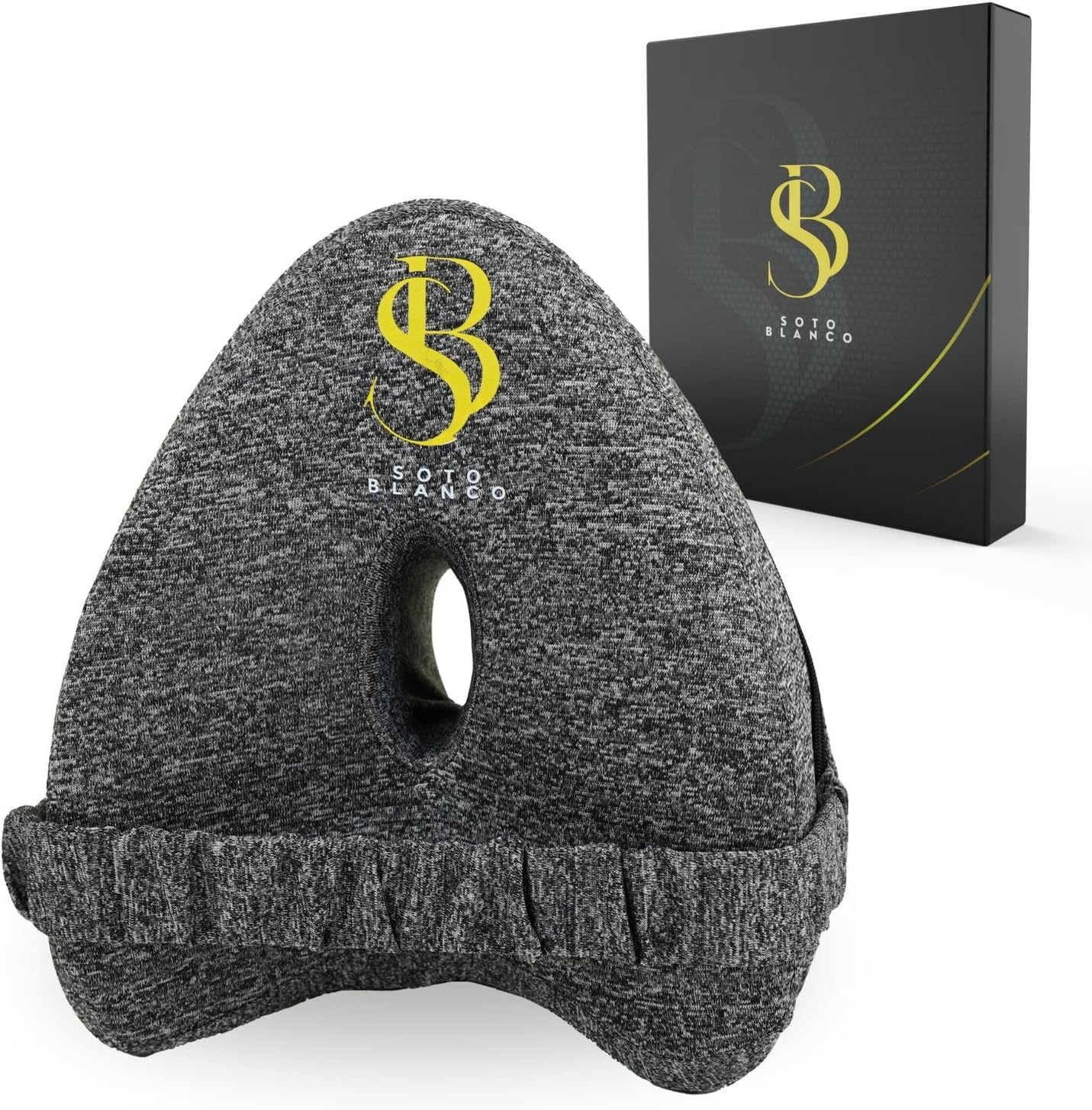 Premium Coussin Celsius Entrejambe Orthopédique avec Mousse à Mémoire de Forme - Oreiller Genoux Pour Dormir avec Tissu Respirant et Lavable en Machine - Soulagement Efficace des douleurs sciatiques