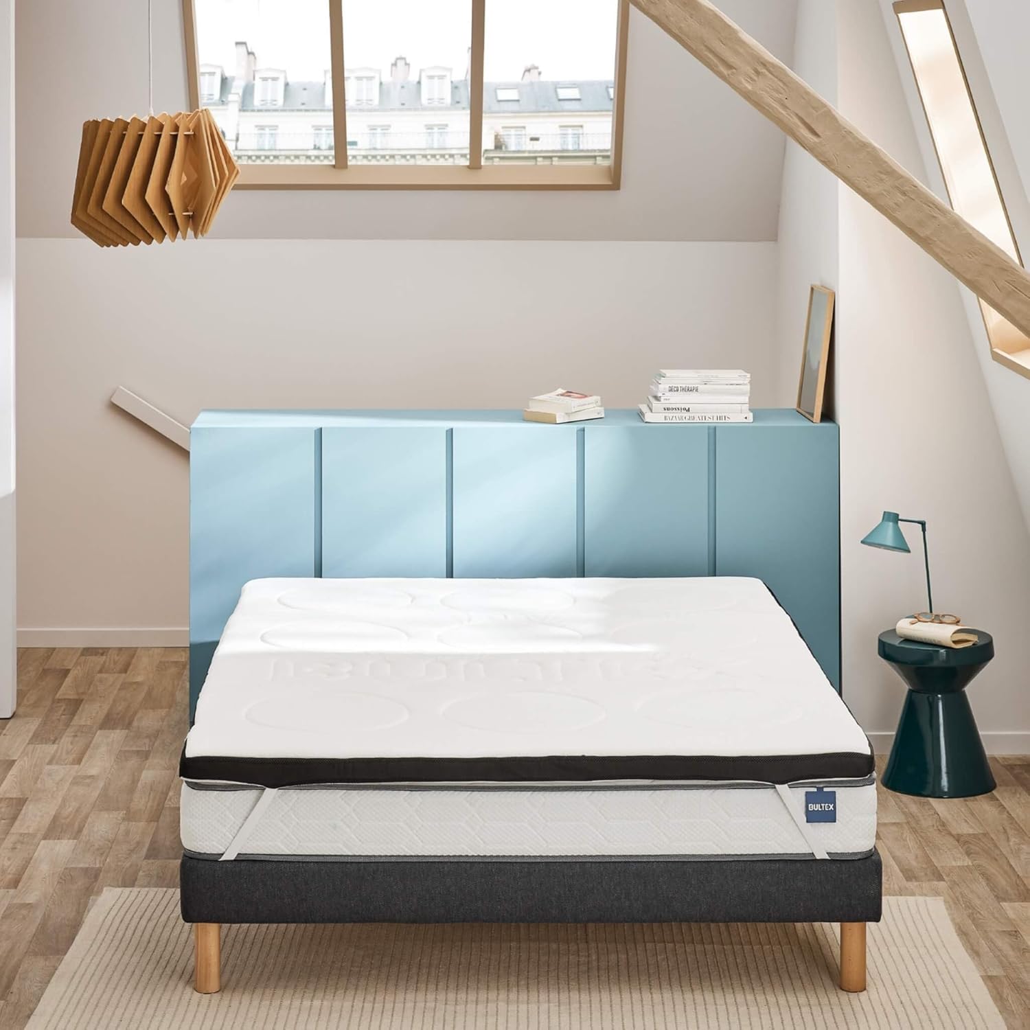 Surmatelas Memomax 7 à mémoire de Forme 7 cm 140x190 L190cm x l140cm
