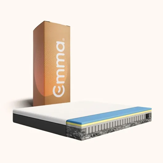 Matelas Hybrid - Mousse à mémoire de Forme et Ressorts ensachés - 160x200 cm - Hauteur 25cm - Moyen-Ferme (H7) - Soutien à 5 Zones - Ergonomique - Ultra-Respirant - Durable - Housse Lavable Classique 160 x 200 cm