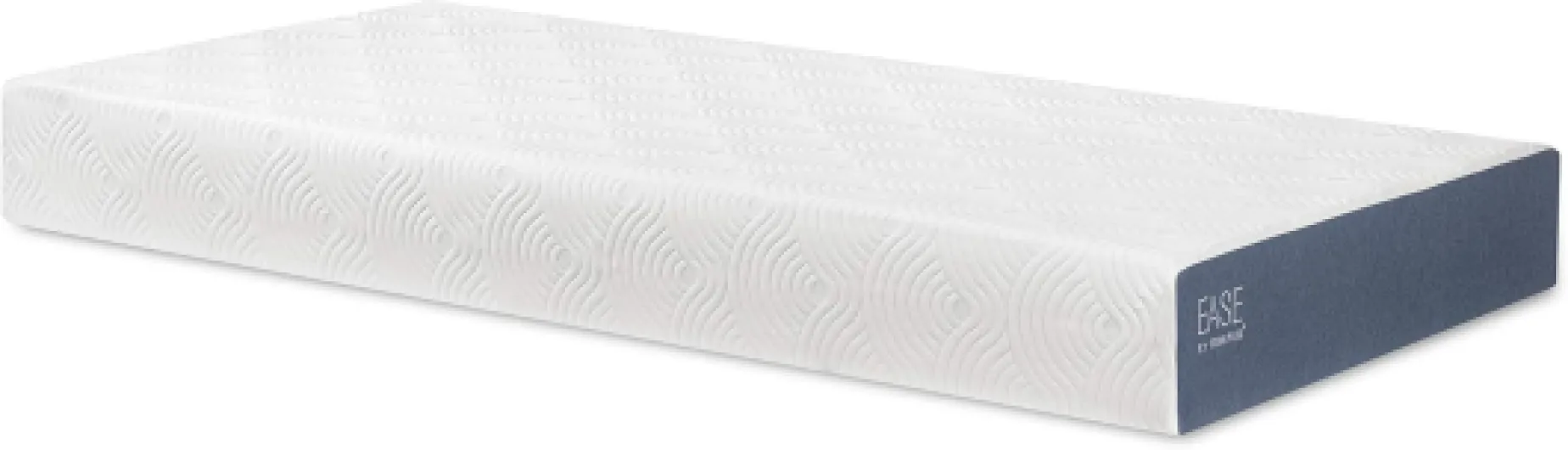 Ease Matelas Enroulable 90 x 200 cm, Hauteur 18 cm, avec Mousse à mémoire de Forme, Sensation de Couchage moyennement Ferme, Housse Lavable, Blanc 90 x 200 cm Lit simple