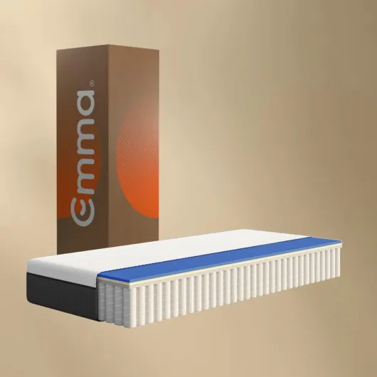 Matelas Hybrid II - Mousse à mémoire de Forme et Ressorts ensachés - 90x200 cm - Hauteur 25cm - Moyen-Ferme (H7) - Soutien à 7 Zones - Ergonomique - Ultra-Respirant - Durable - Housse Lavable Nouveau modèle 90 x 200 cm