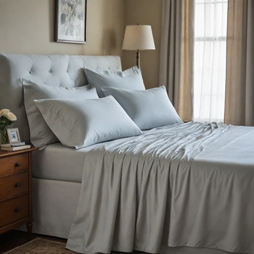 Le confort du satin de coton pour vos draps housse