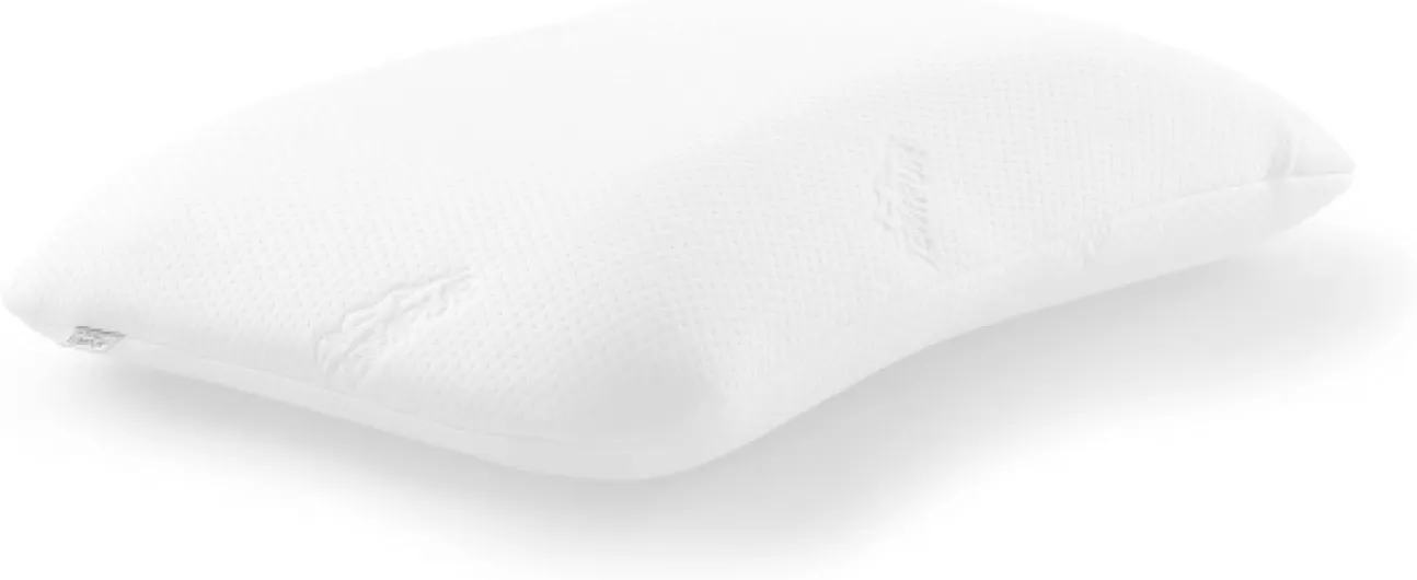 Oreiller Symphony Oreiller de couchage ergonomique pour les dormeurs sur le cou et sur le côté, mousse à mémoire de forme, blanc, L (43 x 63 x 14 cm) 43 x 63 x 14 cm Unique