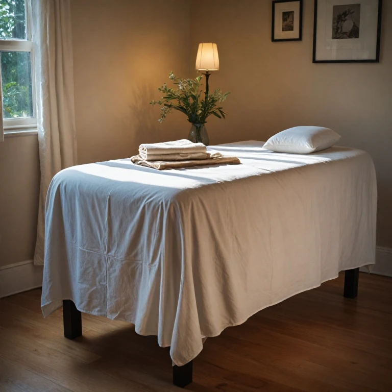 Les draps housse pour tables de massage : confort et praticité