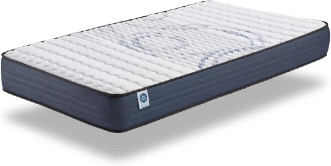 Matelas PerfectSleep 90x190 cm - Soutien Mousse à mémoire de Forme - Accueil Blue Latex - Confort Équilibré - Respirant - 7 Zones - Réversible Face été/Hiver - Fabriqué en Europe 15 CM 90 x 190 cm