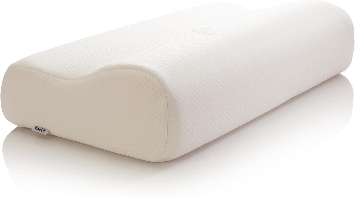 Original Pillow Oreiller Ergonomique en Mousse à mémoire de Forme pour Les Personnes Dormant sur Le côté et Le Dos avec Housse Lavable, Taille XL (61 x 31 x 13/10 cm) XL - 61 x 31 x 13/10 cm Blanc