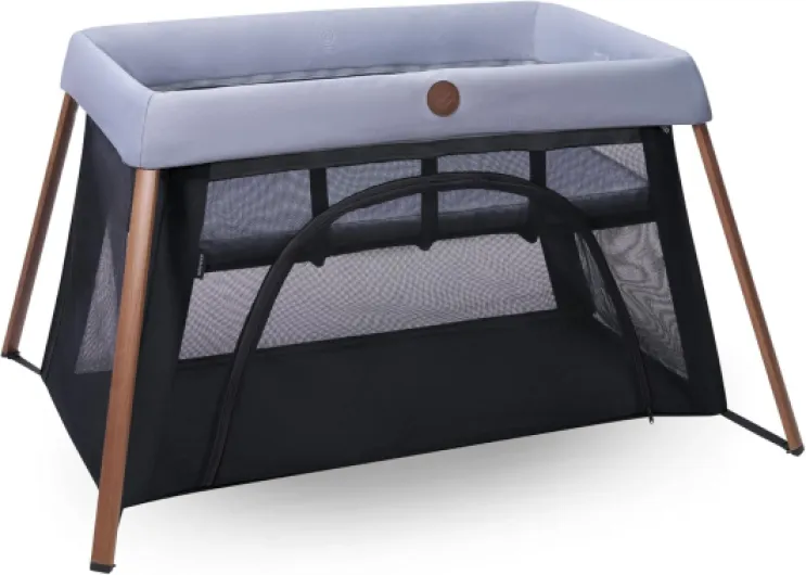 Maxi-Cosi Iris2, Lit Parapluie Bébé avec Matelas 2 en 1, 0-3 Ans, 0-15 kg, Lit de Voyage Bébé, 2 Niveaux de Couchage, Fenêtre D'accès Latérale, Pliable & Léger, Matelas Extensible, Essential Grey