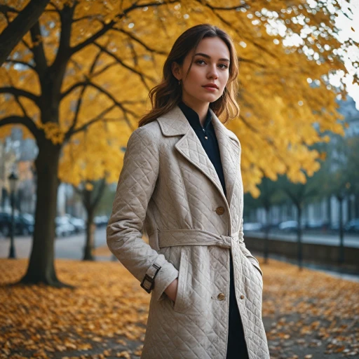 Le charme intemporel du manteau matelassé pour femme