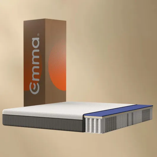 Matelas Hybrid II - Mousse à mémoire de Forme et Ressorts ensachés - 140x200 cm - Hauteur 25cm - Moyen-Ferme (H7) - Soutien à 7 Zones - Ergonomique - Ultra-Respirant - Durable - Housse Lavable Nouveau modèle 140 x 200 cm