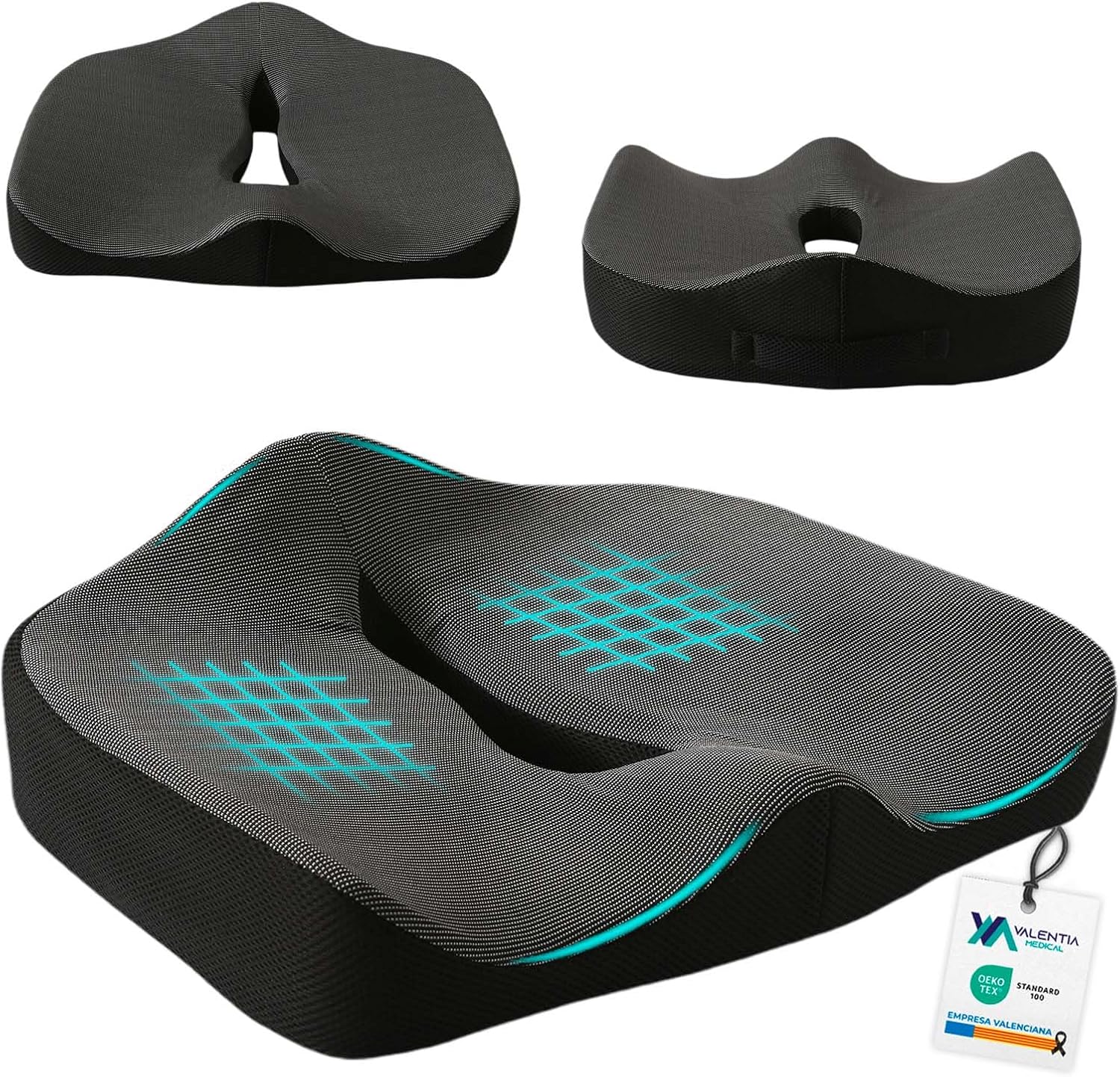 Coussin Coccyx à Mémoire de Forme (70-100KG) 70 - 100KG