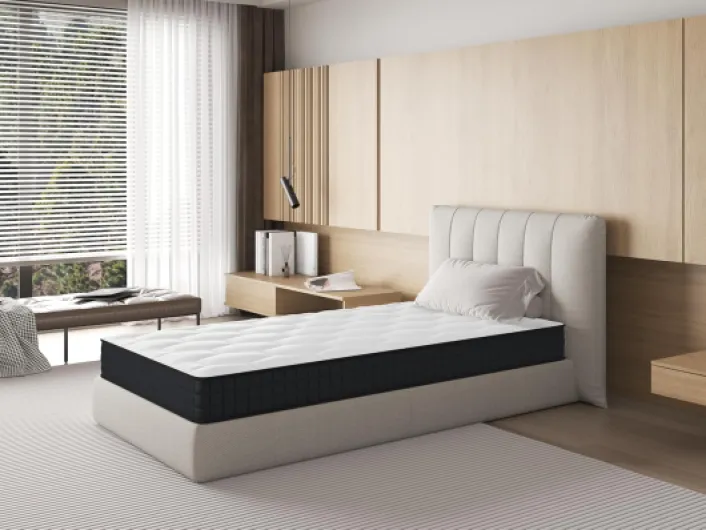 Matelas 90x190CM,Epaisseur 14CM,Matelas Mousse 1 Personne,Moelleux et Respirant Materasso Singolo 90x190x14CM