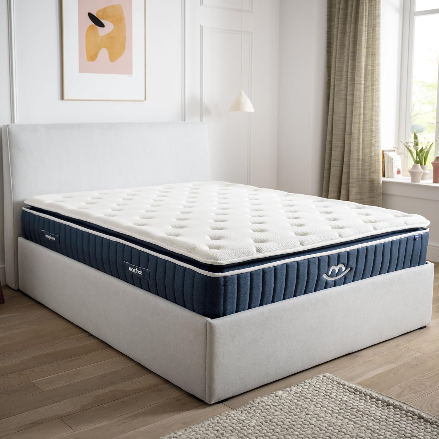 Matelas Hybride Luxe Victoria 160x200cm - Épaisseur 30cm - Elu Produit de l’Année 2025 - Mémoire de Forme AirMemory® & Ressorts Ensachés - Soutien Ferme 8/10 - Accueil Moelleux 3/10 30cm Hybride 160 x 200 cm