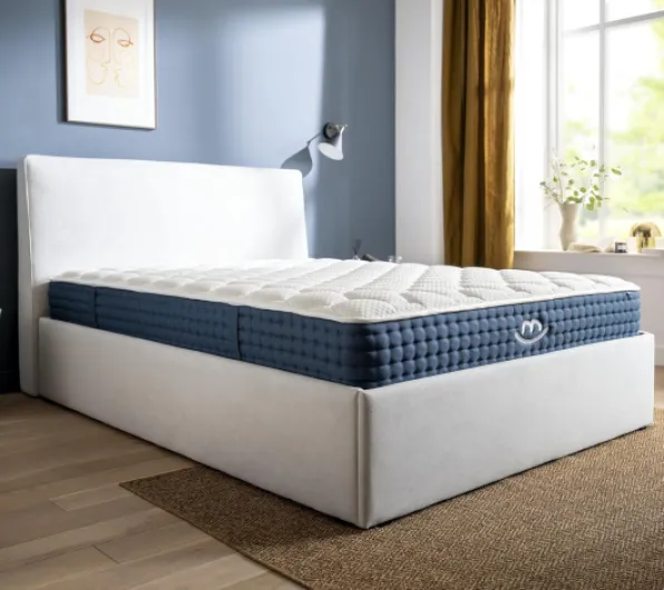 Matelas Hybride Jade 120x190cm – Épaisseur 26cm – Soutien Ferme pour Mal de Dos – Accueil Tonique – Mémoire de Forme + Ressorts Ensachés – 7 Zones de Confort –Ergonomique et Respirant 26cm Hybride 120 x 190 cm