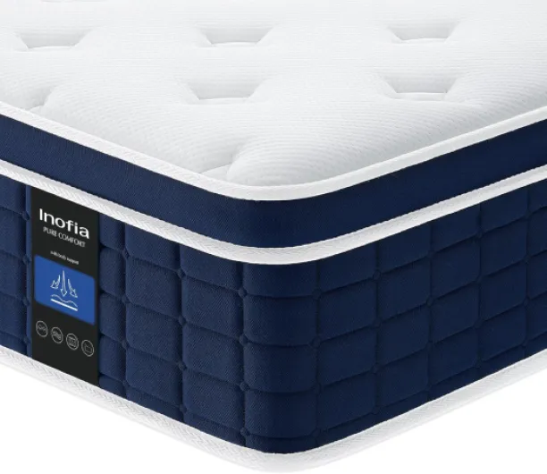 Matelas 90×200cm Ace Hybrid Pro Matelas 30 cm H2 Ferme avec Mousse à Mémoire de Forme Respirante et Ressorts Ensachés Indépendants, 7 Zones Ergonomique, Confort Extra pour Adultes et Enfants H2/30cm 90×200cm
