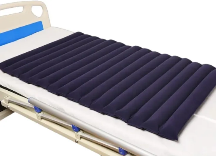 Matelas Anti-Escarres pour Personnes Âgées,Coussins Gonflables, Traitement Portatif Hanches Arrière Coussins Soin La Taille,Coussin De Soulagement De La Pression,avec Pompe 50X50cm