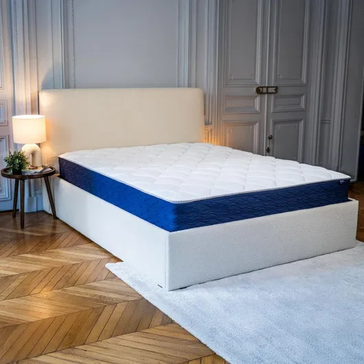 Matelas Lumea Infinite 90x190cm – 25 cm Épaisseur – Ressorts Ensachés & Mousse Pulvérisée – Soutien Ergonomique & Confort Haut de Gamme – Respirant & Durable - Fabrication Europe 90 x 190 cm 25cm Hybride