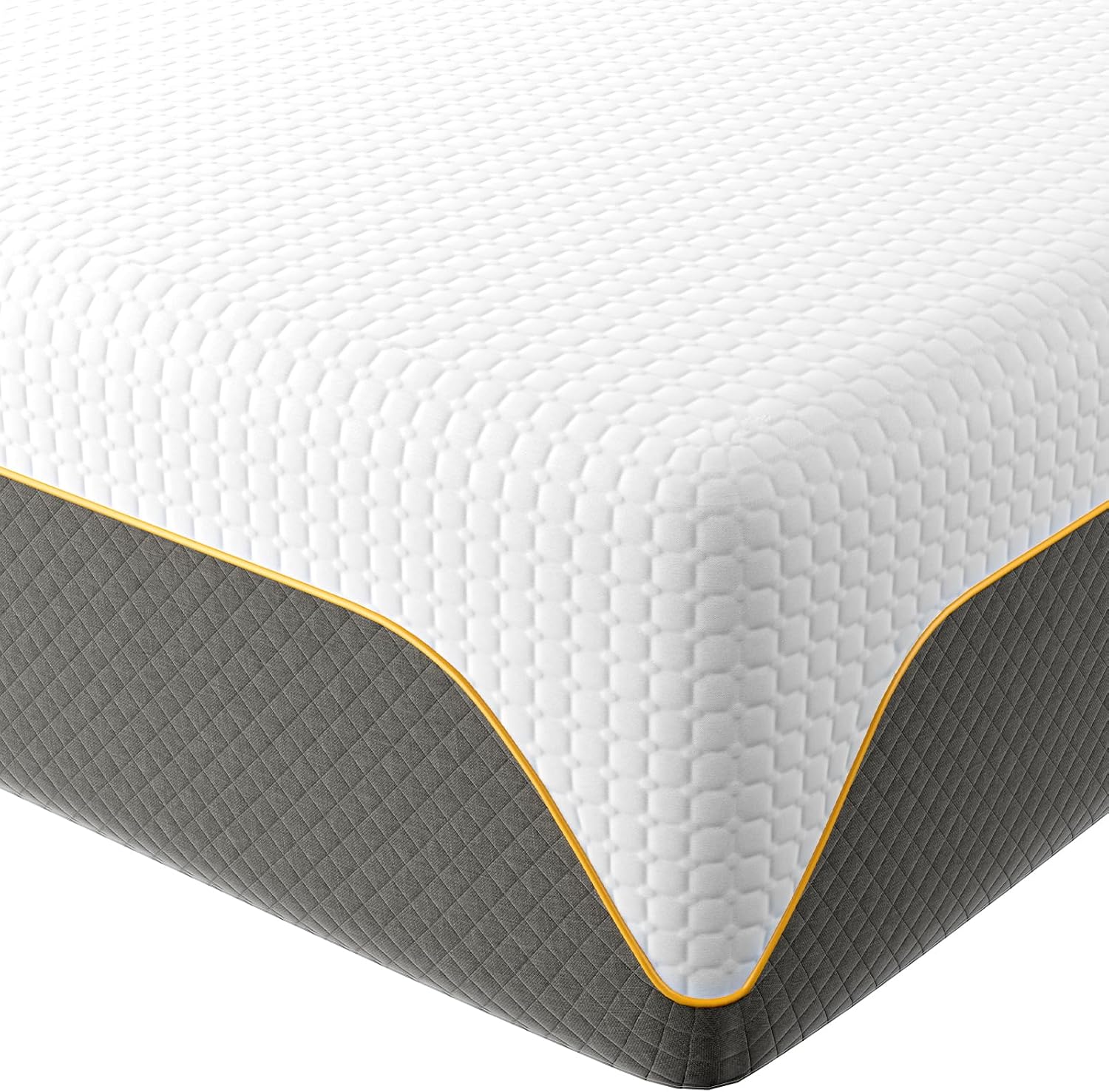Matelas 90x200, Hauteur 20 cm, Matelas Orthopédique à Mémoire de Forme Froide, 9 Zones de Confort, Antibactérien et Hypoallergénique Soulage Le Dos, Housse en Tissu Amovible 90x200x20cm
