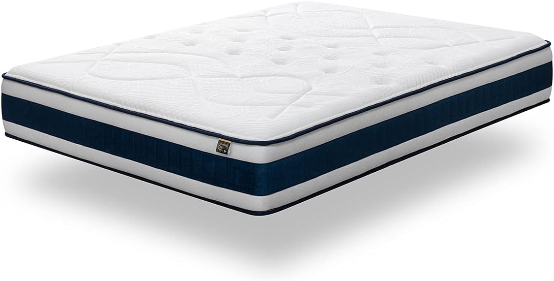 Dream - Matelas Memory Cell Plus - Épaisseur 30cm - Viscogel Titanium avec Renfort Lombaire - 90 x 190 cm, Blanc