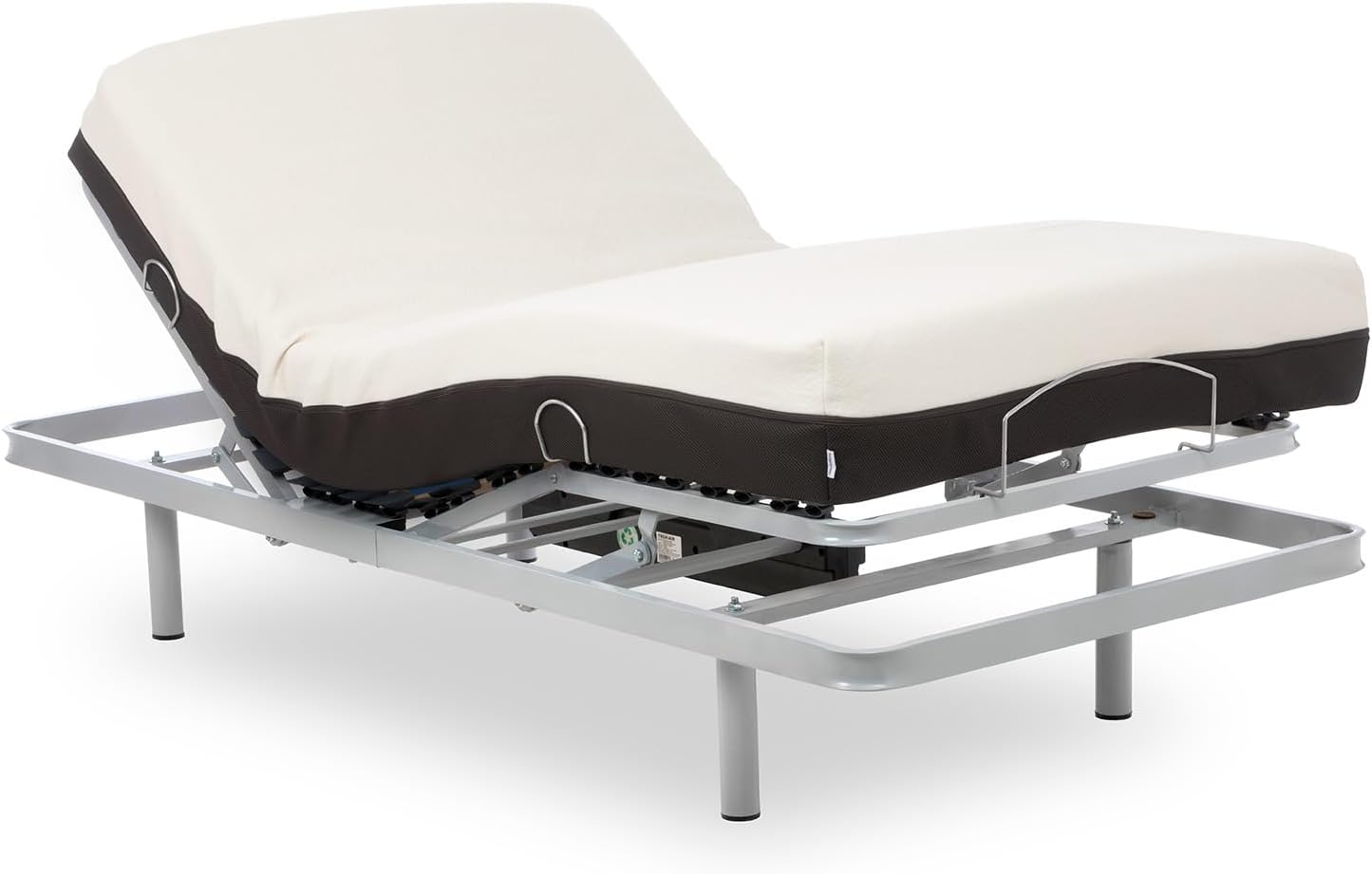 Pack Lit Électrique 90x200 cm - Matelas Orthopédique Viscoélastique 20 cm - Télécommande Télécommande 90x200 cm