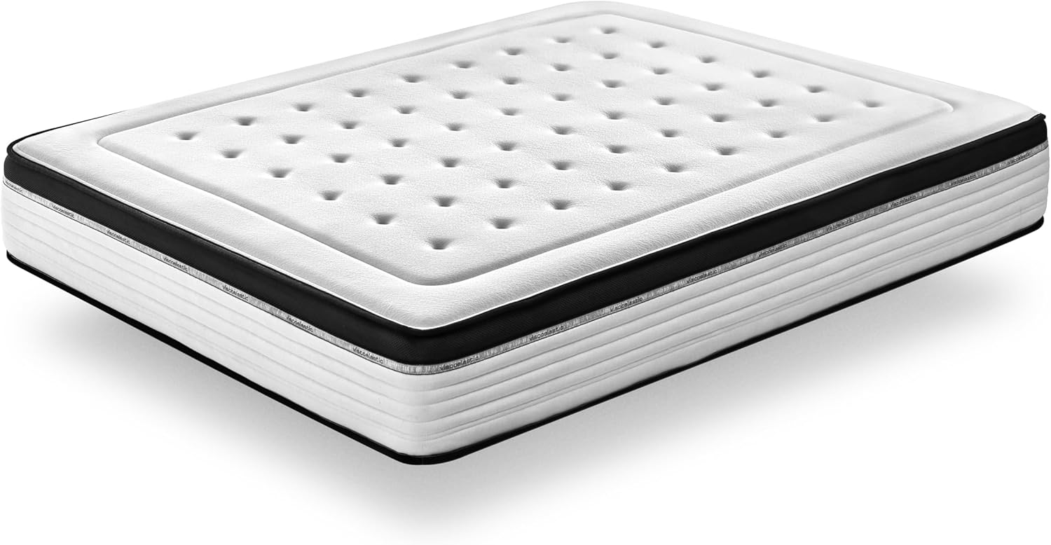 Dream - Matelas Bio Memory - Viscoélastique INNOGEL Thermorégulateur - Réversible Été/Hiver - Conforme Oeko-TEX - Épaisseur 26 cm - 140 x 190 cm 140 x 190 cm Mousse 26 cm