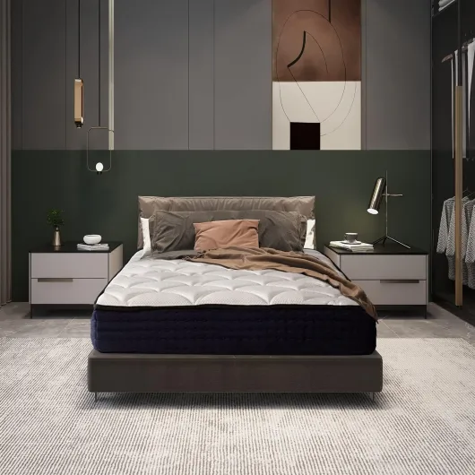 IZTOSS Matelas 90x200, Matelas Mémoire de Forme 11 Zones Différenciées 17cm de Hauteur Matelas 90x200x17