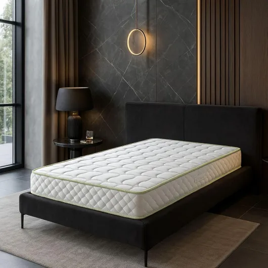 Nuit Calme 100x200 Matelas Densité 35 Kg/m3 - Hauteur 21 CM - Soutien Ferme - (100 x 200 cm)