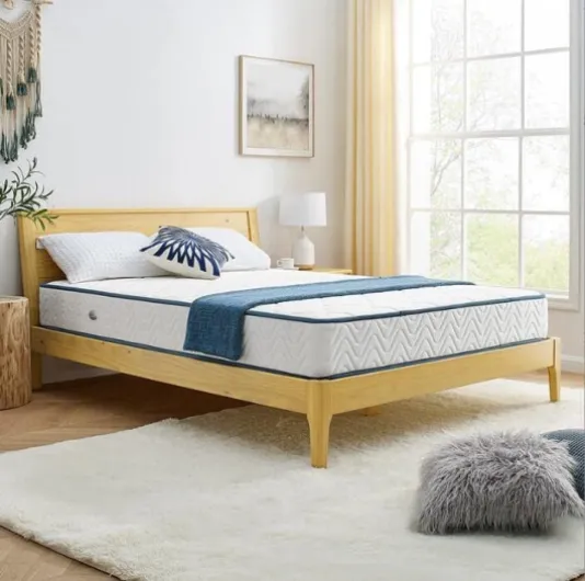 Matelas 140x190CM,Epaisseur 14CM,Matelas Mousse pour 1-2 Personne,Doux,Confortable,Respirant,Emballage sous Vide (140x190x14CM)