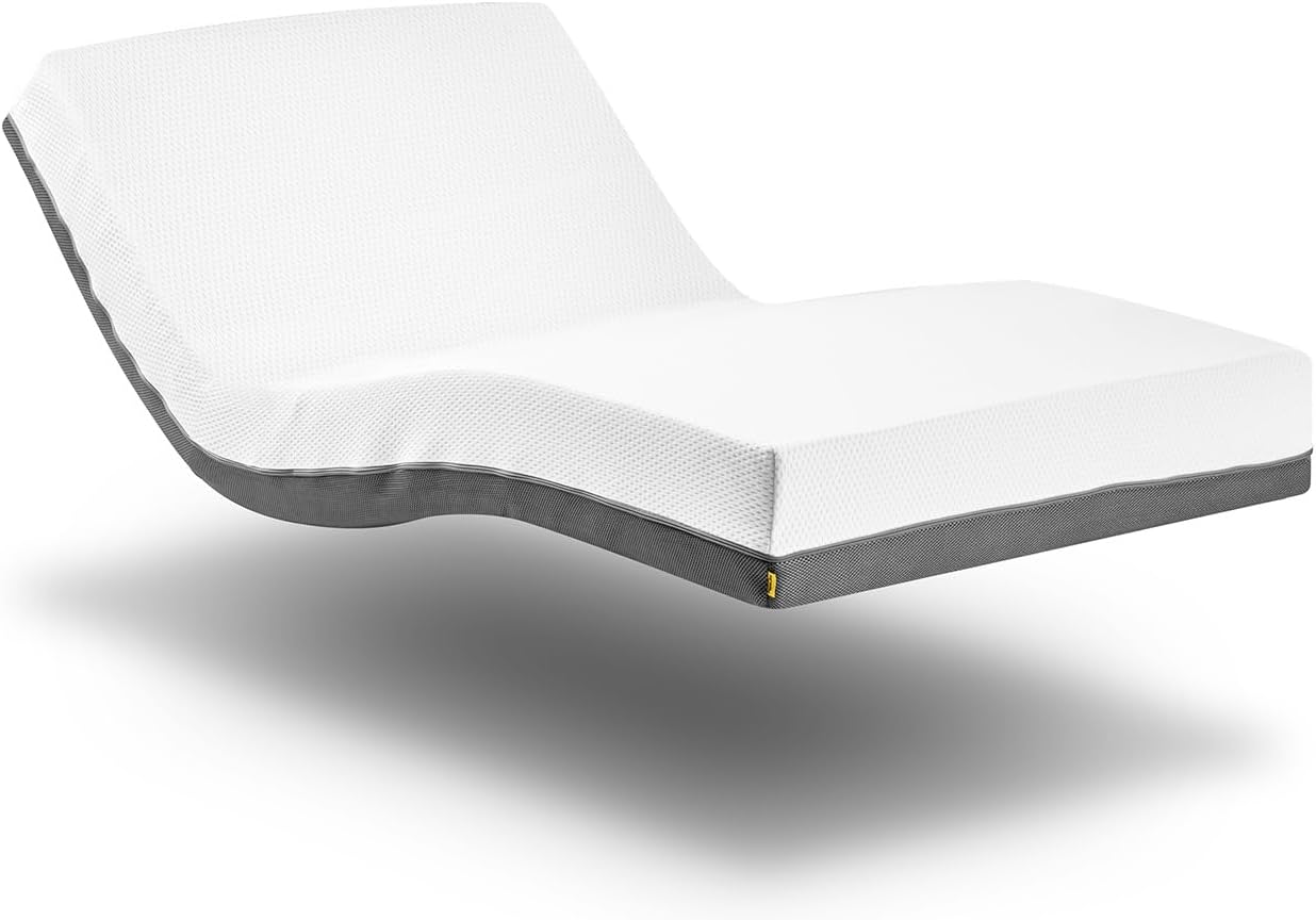 Ferlex - Matelas à mémoire de Forme 90x200 Elion - 20 cm épaisseur - Convient aux Lits articulés - Anti-acariens et Antibactérien 90 x 200 cm