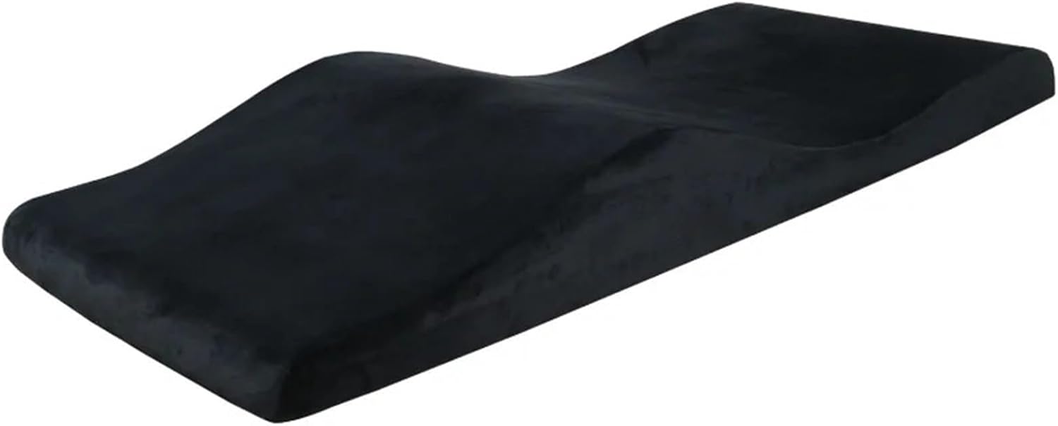 Matelas à Cils à Vagues IncurvéEs Matelas de lit à cils en mousse à mémoire de forme surmatelas incurvé matelas de lit à cils extension de cils lit beauté surmatelas à cils(Black,60cm width black) 60cm width black Noir