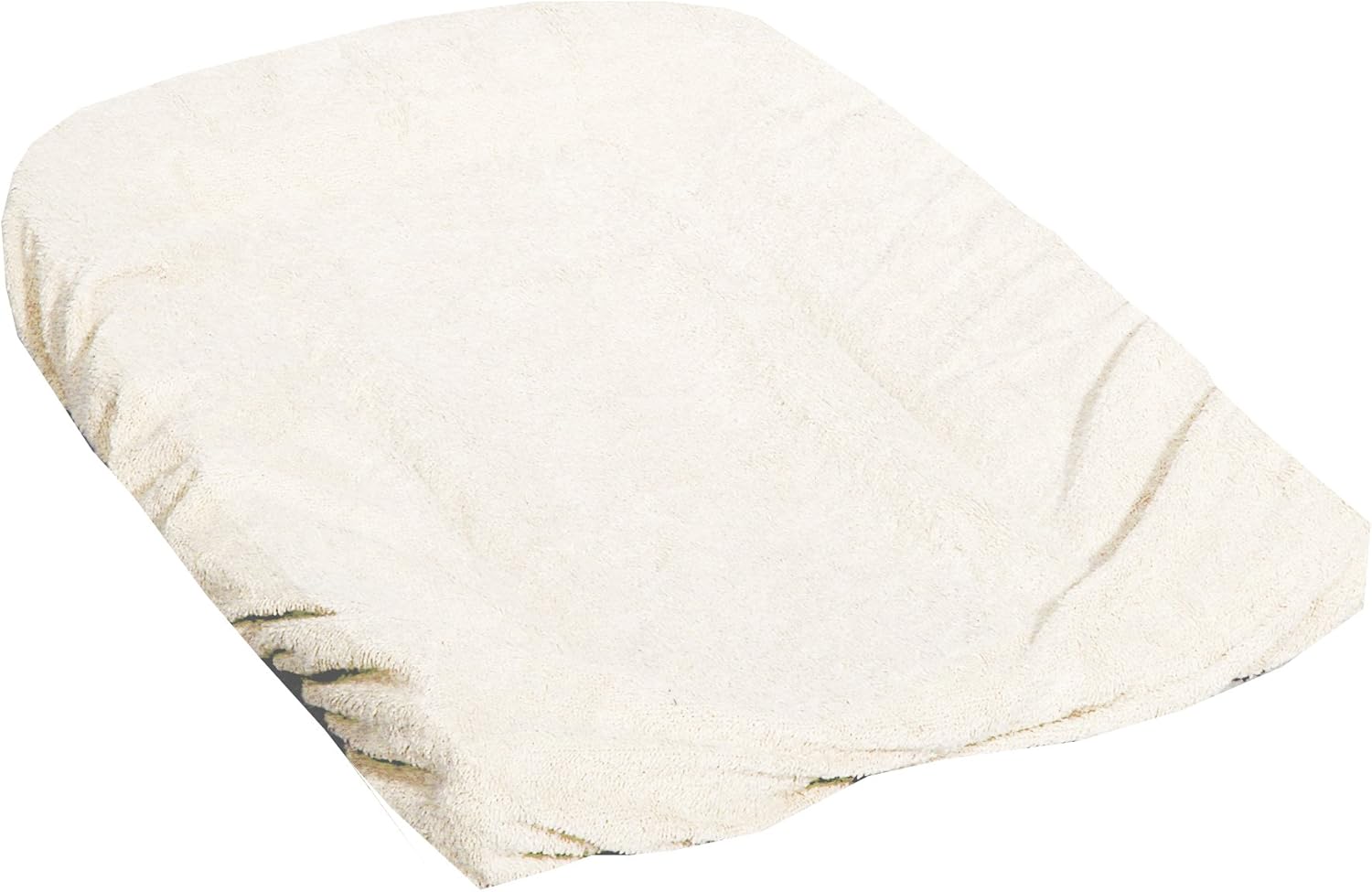 Housse de Table et Matelas à Langer - Tissu Eponge Lavable en Machine, Fabriqué en France - Blanc