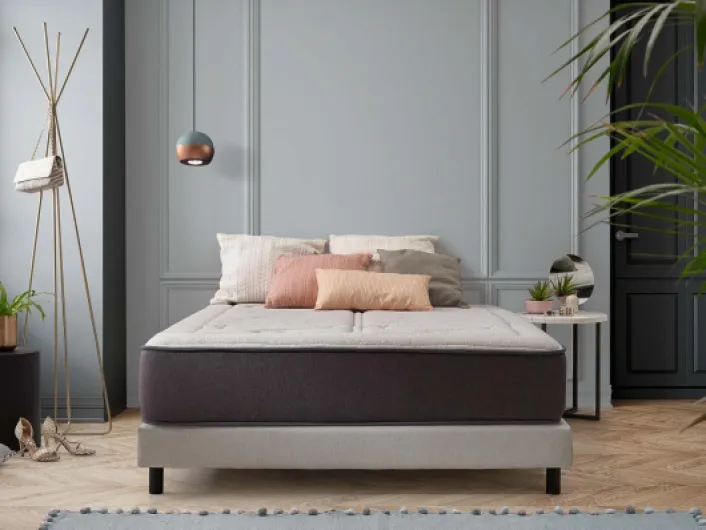 Matelas Jupiter 160x200-30 cm très épais - Accueil Mousse Mémoire de Forme + Blue Latex - Confort Ferme - Réversible - Soutien 7 Zones - Couchage Indépendant - Fabrication Européenne 160 x 200 cm Épaisseur 30 cm