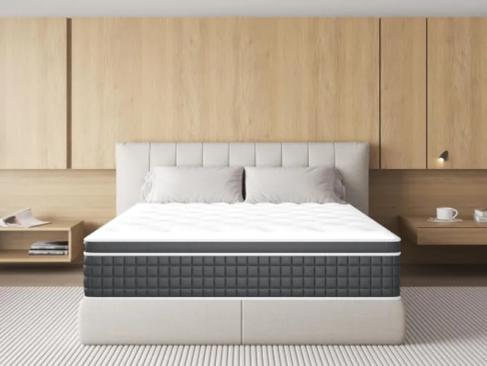 Sinlikon Matelas 160 x 200CM Epaisseur 30CM, Matelas en Mousse, Doux et Respirant Materasso Matrimoniale 160x200x30CM