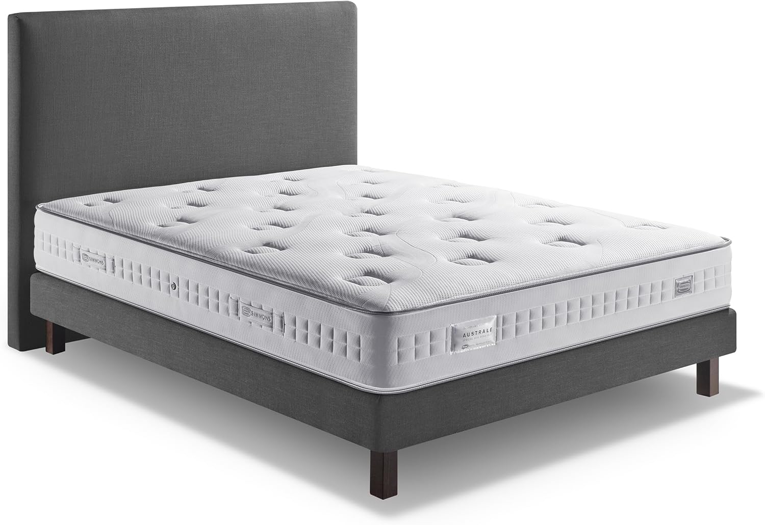 Simmons - Matelas 140x190, ressort ensachés, ferme, H27