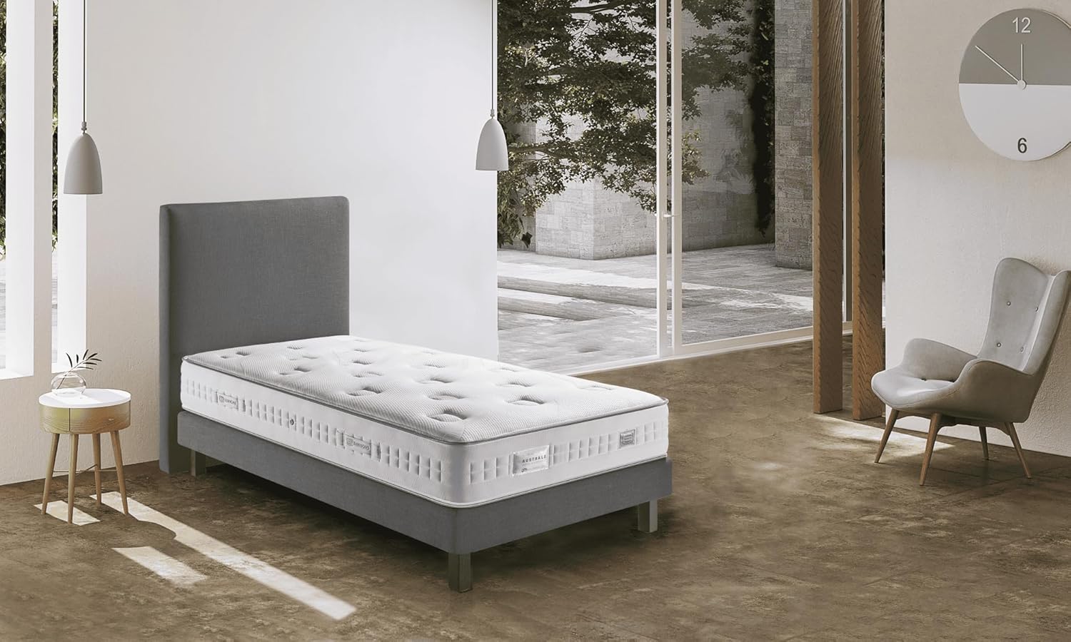 Simmons - Matelas Australe extra-ferme, ressorts ensachés, 90x200, H27