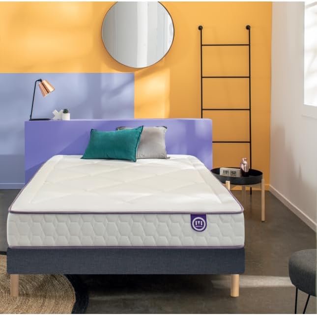 Merinos Matelas Full Bed 200x200 Ressorts et Mousse à mémoire de Forme