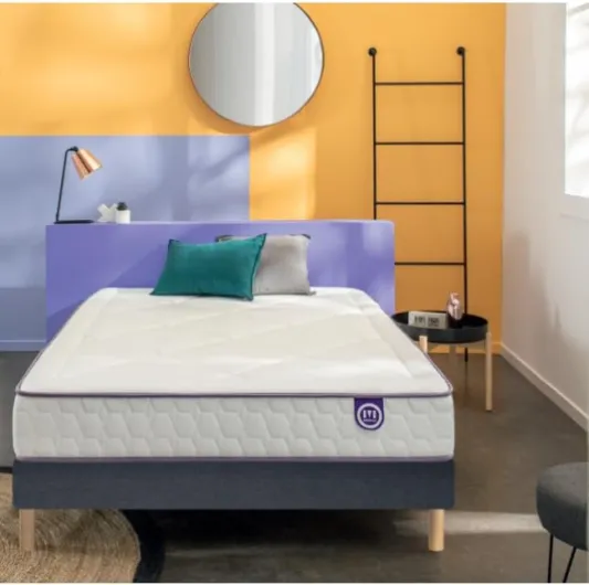 Merinos Matelas Full Bed 200x200 Ressorts et Mousse à mémoire de Forme