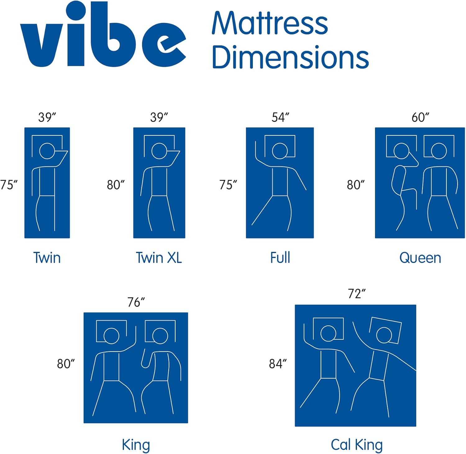 Classic Brands Vibe Matelas en mousse à mémoire de forme en gel 30,5 cm