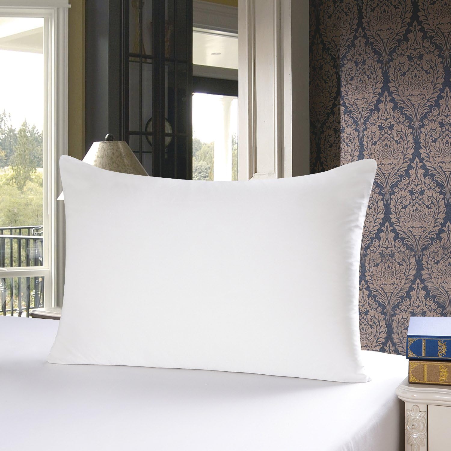 Taie d'oreiller 100% Soie Naturelle de mûrier - pour Les Cheveux et la Peau - 19 mm de Soie des Deux côtés - 1 unité, Soie, Naturalwhite, Standard 40x60cm 40x60cm Naturalwhite