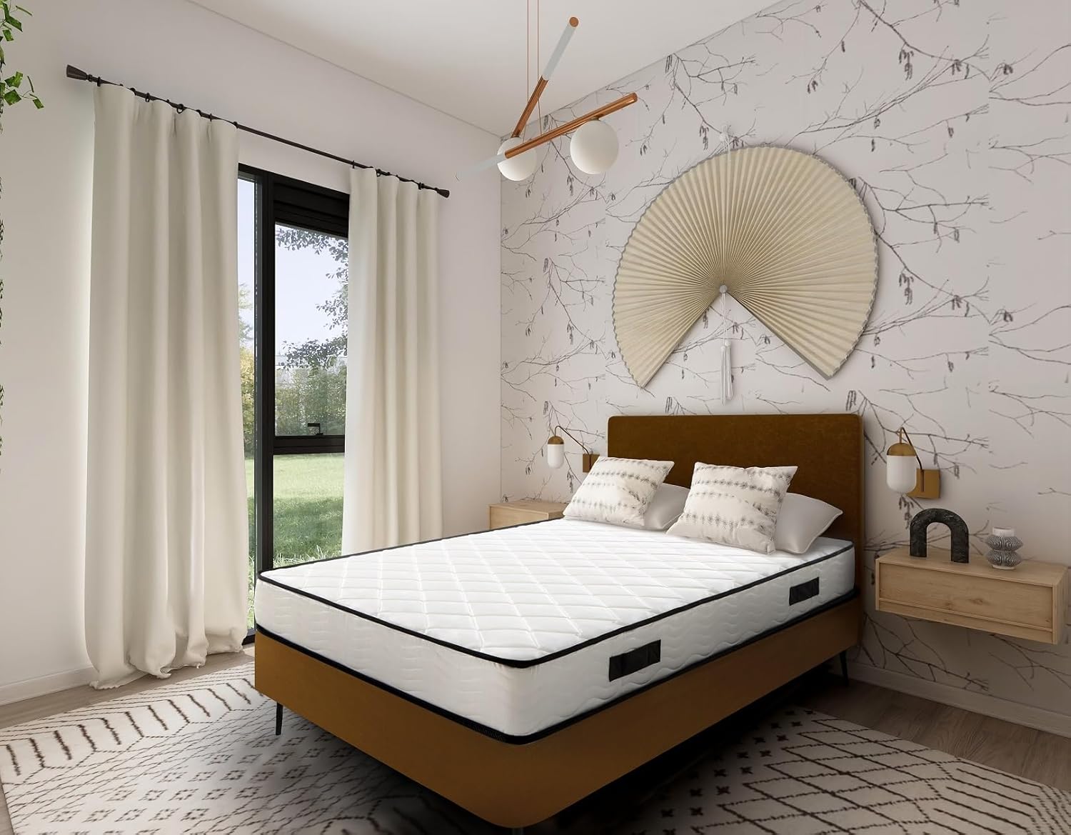 IZTOSS Matelas 160x200 avec Couette 2 Oreillers.Epaisseur 14CM .Matelas 2 Personnes 160 x 200 Mousse A Mémoire(160x200CM+CouetteOreiller)