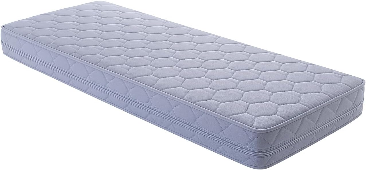 Lot de 2 Matelas Face de Contact Mémoire de Forme 70x190 x 23 cm Ferme - Spécial Sommier Electrique - Déhoussable Housse Lavable - 7 Zones de Confort - Très Respirant 70 x 190 cm